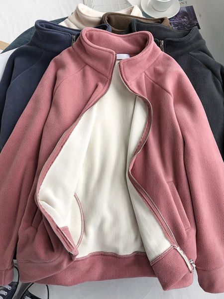 women's jackets winter clothes women varsity baseball plush thick loose solid color casual long sleeve coats hoodie 221122, Black;brown
women's jackets winter clothes women varsity baseball plush thick loose solid color casual long sleeve coats hoodie 221122, Black;brown