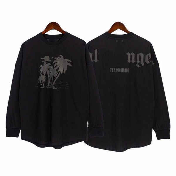 palm designer sweater coconut tree letter print long sleeve tshirt men women fashion round neck pullover trend, White;black
palm designer sweater coconut tree letter print long sleeve tshirt men women fashion round neck pullover trend, White;black