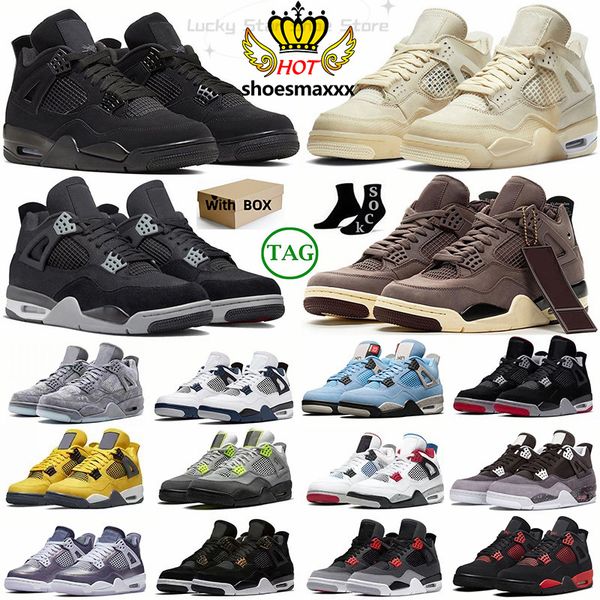 with box basketball shoes jumpman 4 women mens trainers blue red thunder 4s canvas white oreo sail craft black cat fire red sports sneakers
with box basketball shoes jumpman 4 women mens trainers blue red thunder 4s canvas white oreo sail craft black cat fire red sports sneakers