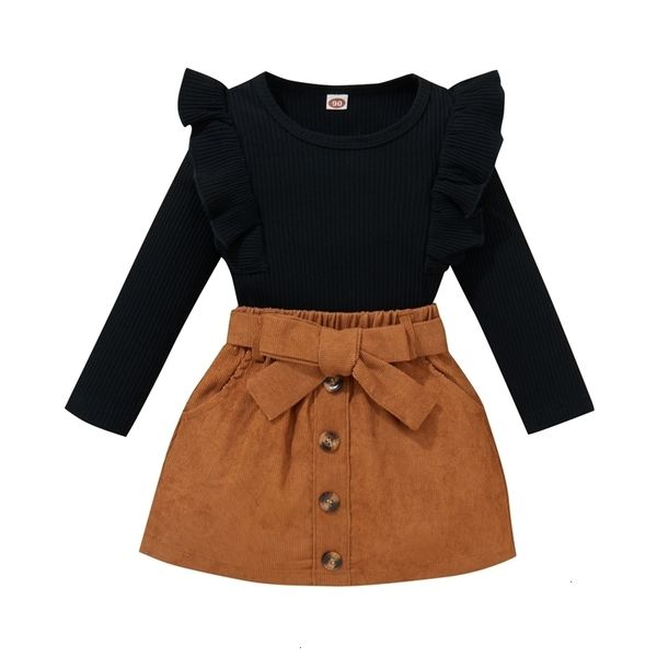 clothing sets lioraitiin 04years toddler baby girl 2pcs autumn set long sleeve solid oneck black shirt bow skirt 221121, White
clothing sets lioraitiin 04years toddler baby girl 2pcs autumn set long sleeve solid oneck black shirt bow skirt 221121, White