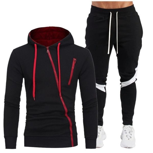 men's hoodies sweatshirts autumn men's casual suit zipper hooded padded color blocking outdoor sportswear 221122, Black
men's hoodies sweatshirts autumn men's casual suit zipper hooded padded color blocking outdoor sportswear 221122, Black