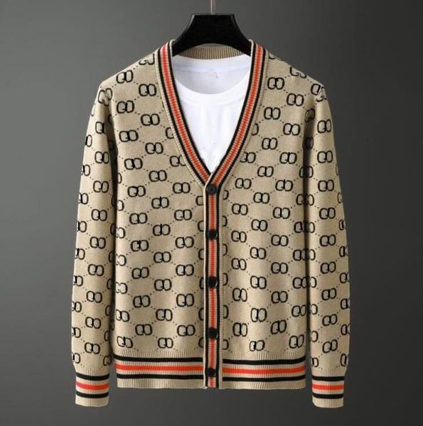 2022 new men's sweaters autumn fashion knit cardigan jacket men designer sweaters coat, White;black
2022 new men's sweaters autumn fashion knit cardigan jacket men designer sweaters coat, White;black