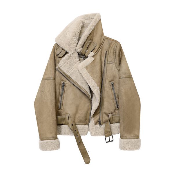 women's jackets winter warm padded suede artificial leather lamb jacket short motorcycle jacket synthetic sheepskin 221122, Black;brown
women's jackets winter warm padded suede artificial leather lamb jacket short motorcycle jacket synthetic sheepskin 221122, Black;brown