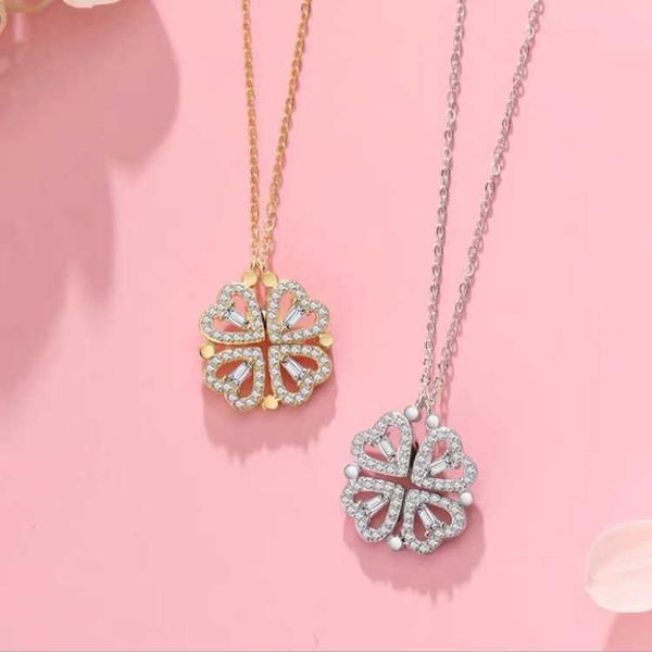 pendant necklaces strands strings wind four leaf clover double necklace women's necklace is a multi diamond small love magnet pendant, Silver
pendant necklaces strands strings wind four leaf clover double necklace women's necklace is a multi diamond small love magnet pendant, Silver