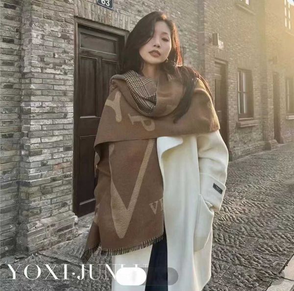 letter yang mi grid double sided cashmere scarf womens stripe grid korean fashion versatile thickened warm neck shawl, Blue;gray
letter yang mi grid double sided cashmere scarf womens stripe grid korean fashion versatile thickened warm neck shawl, Blue;gray