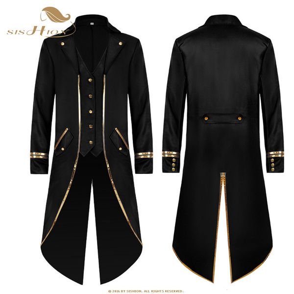 men's trench coats sishion men medieval victorian costume tuxedo gentlema tailcoat gothic steampunk trench vintage frock outfit coat fo, Tan;black
men's trench coats sishion men medieval victorian costume tuxedo gentlema tailcoat gothic steampunk trench vintage frock outfit coat fo, Tan;black