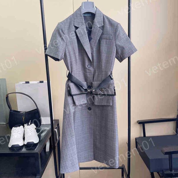 designer womens dress street brand pd pocket check short sleeve dresses women clothing, Black;gray
designer womens dress street brand pd pocket check short sleeve dresses women clothing, Black;gray