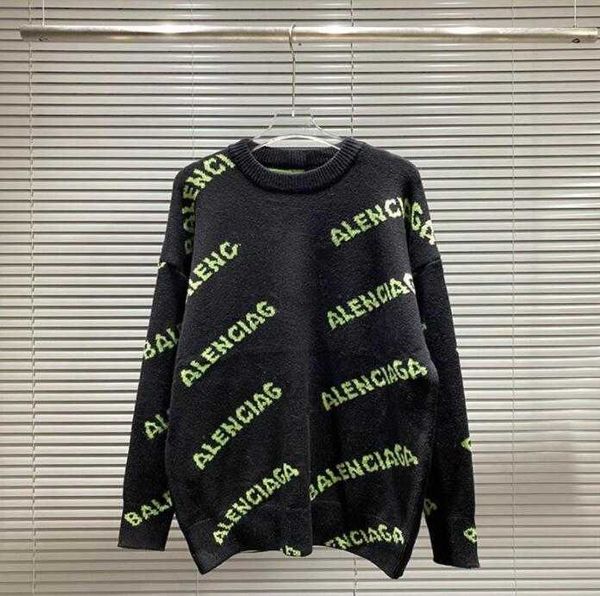 mens womens designers sweaters luxe sweatshirt balancai embroidery knitwear winter clothes classic series letter jacquard sweater are made, White;black
mens womens designers sweaters luxe sweatshirt balancai embroidery knitwear winter clothes classic series letter jacquard sweater are made, White;black