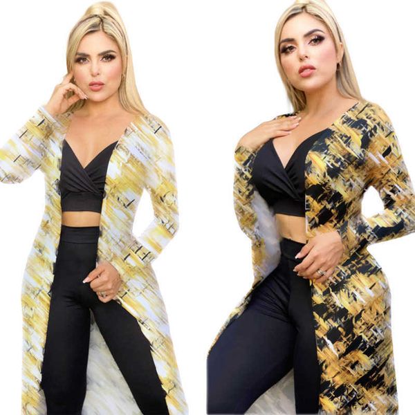 j2769 long printed coat luxury temperament women's luxury printing coat temperament casual dress jacketis suitable for fashion party, Tan;black
j2769 long printed coat luxury temperament women's luxury printing coat temperament casual dress jacketis suitable for fashion party, Tan;black