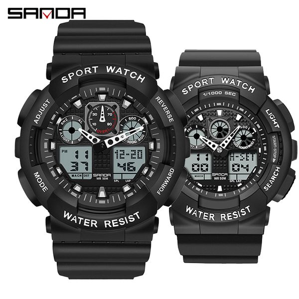 wristwatches sanda multifunctional sports watch waterproof luminous dual movement quartz electronic fashion couple for men women 221121, Slivery;brown
wristwatches sanda multifunctional sports watch waterproof luminous dual movement quartz electronic fashion couple for men women 221121, Slivery;brown