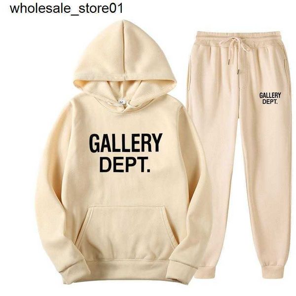 men's tracksuits designer galery dept fashion brand streetwear sport casual loose suit, Gray
men's tracksuits designer galery dept fashion brand streetwear sport casual loose suit, Gray