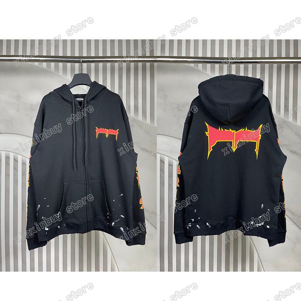xinxinbuy men designer hoodie sweatshirt destroyed letters print hand-paint pocket zipper paris women black brown white oversize xs-l
xinxinbuy men designer hoodie sweatshirt destroyed letters print hand-paint pocket zipper paris women black brown white oversize xs-l