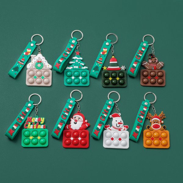 mini creative push bubble keychain christmas simple dimples squeeze fingertip toy decompression santa claus keychains christmas, Silver
mini creative push bubble keychain christmas simple dimples squeeze fingertip toy decompression santa claus keychains christmas, Silver