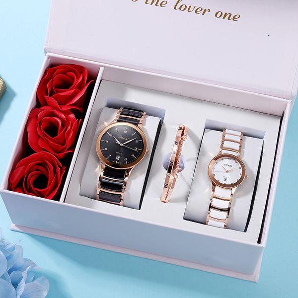 wristwatches oupai lover watch couple ceramic black white pair quiz water resistance elegant with ross gift box 221121, Slivery;brown
wristwatches oupai lover watch couple ceramic black white pair quiz water resistance elegant with ross gift box 221121, Slivery;brown