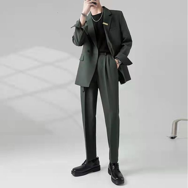 men's suits blazers fashion men slim business casual suits dress twopiece set jacket pants male wedding blazer coat trousers waistcoat, White;black
men's suits blazers fashion men slim business casual suits dress twopiece set jacket pants male wedding blazer coat trousers waistcoat, White;black