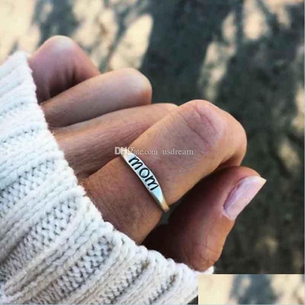 band rings mom ring letter rings band fashion jewelry women mother birthday gift drop delivery dhubb, Silver
band rings mom ring letter rings band fashion jewelry women mother birthday gift drop delivery dhubb, Silver