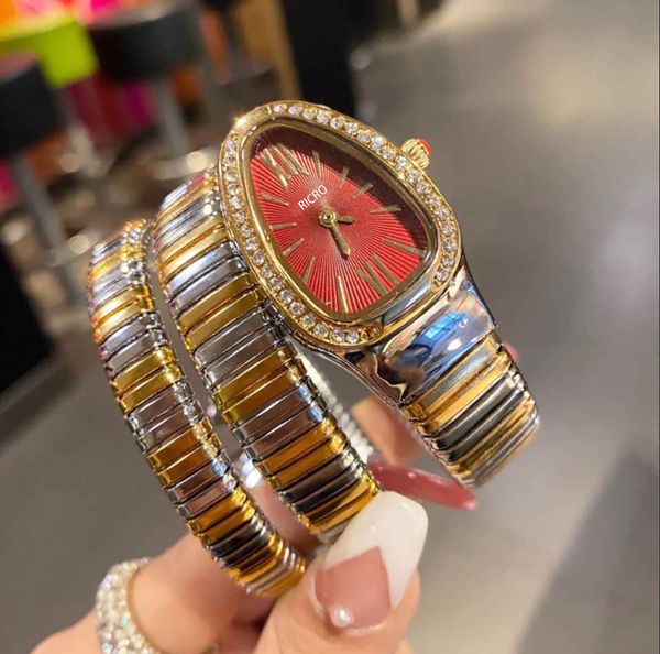 32mm size of the ladies watch adopts the double surround type snake shape imported quartz movement diamond bezelmovement watches, Slivery;golden
32mm size of the ladies watch adopts the double surround type snake shape imported quartz movement diamond bezelmovement watches, Slivery;golden