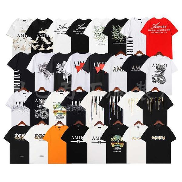 amirs fashion brand series printed short sleeve t-shirt for male female couples in spring summer j8g0, White;black
amirs fashion brand series printed short sleeve t-shirt for male female couples in spring summer j8g0, White;black