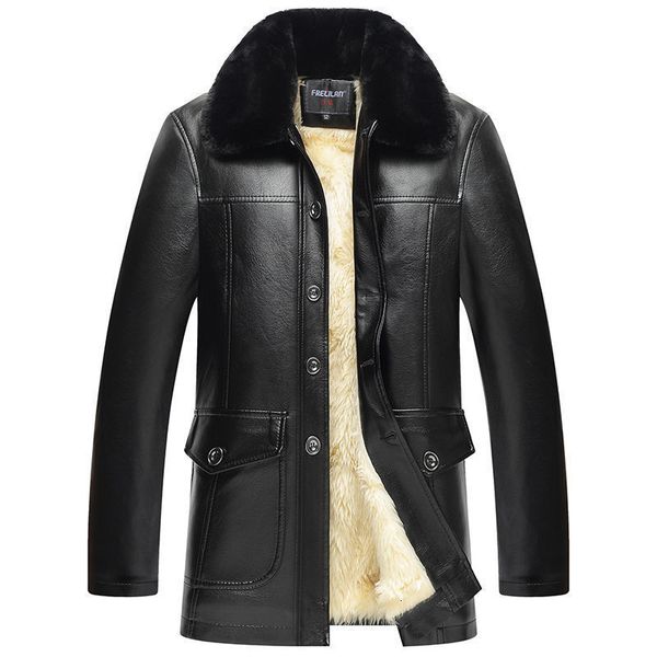 men's leather faux leather leather coat men clothing fur jacket bomber fashion casual windbreaker spring and autumn outwear stand milit, Black
men's leather faux leather leather coat men clothing fur jacket bomber fashion casual windbreaker spring and autumn outwear stand milit, Black