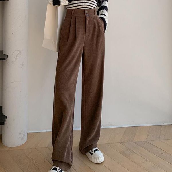 women's pants capris winter corduroy high waist autumn vintage korean casual loose fashion women streetwear straight trousers joggers 2, Black;white
women's pants capris winter corduroy high waist autumn vintage korean casual loose fashion women streetwear straight trousers joggers 2, Black;white