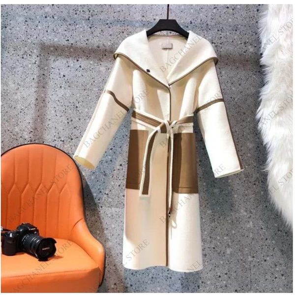 mix order autumn womens wool overcoat designer coats women jacket classical letter print woolen material hooded cloak coat lady long trench, Black
mix order autumn womens wool overcoat designer coats women jacket classical letter print woolen material hooded cloak coat lady long trench, Black
