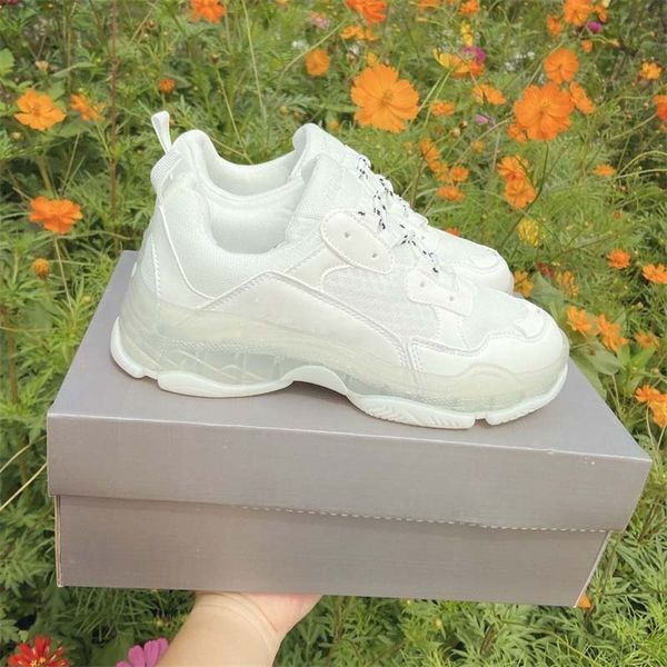 2023 pairs clear triple s sneakers shoes men women casual shoes fashion crystal bottom sneaker designer trainers old dad shoe white black gr
2023 pairs clear triple s sneakers shoes men women casual shoes fashion crystal bottom sneaker designer trainers old dad shoe white black gr
