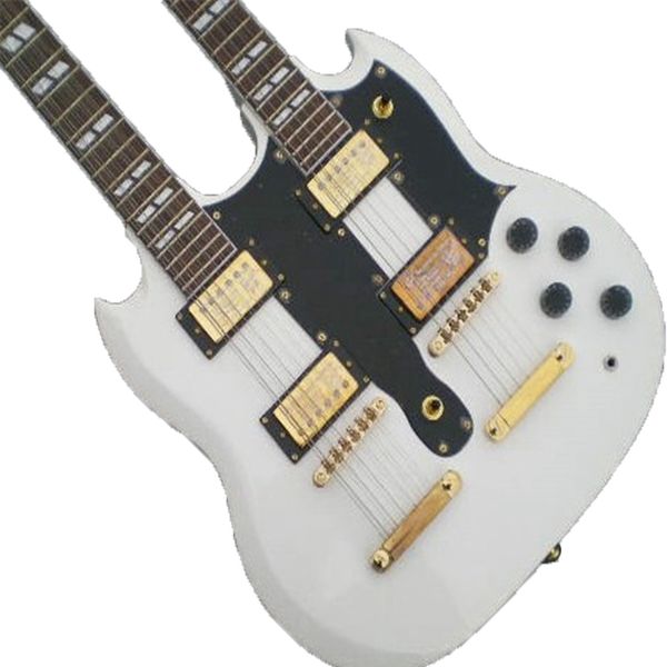 lvy6 strings guitar 2021 made in china two-headed mahogany body white light metal chrome configuration delivery
lvy6 strings guitar 2021 made in china two-headed mahogany body white light metal chrome configuration delivery