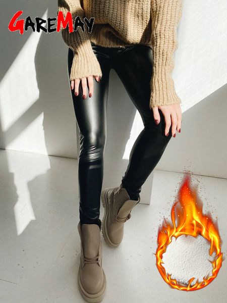 womens leggings thick warm winter leather high waisted push up velvet black slimming faux pu for 221122
womens leggings thick warm winter leather high waisted push up velvet black slimming faux pu for 221122