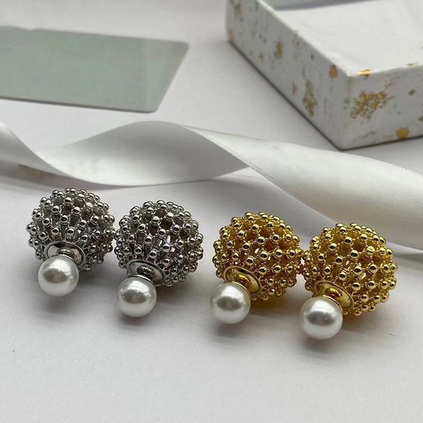 luxury pearl ball designer stud earrings for women 18k gold silver shining diamond stone brand love double side earring earing party jewelry, Golden;silver
luxury pearl ball designer stud earrings for women 18k gold silver shining diamond stone brand love double side earring earing party jewelry, Golden;silver