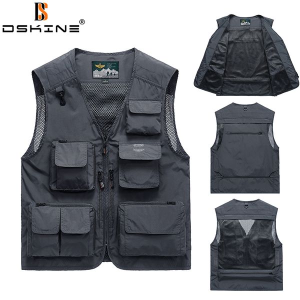 men's vests summer removable back fishing casual pographer work jacket mesh sleeveless 12 pocket tactical 6xl 221121, Black;white
men's vests summer removable back fishing casual pographer work jacket mesh sleeveless 12 pocket tactical 6xl 221121, Black;white