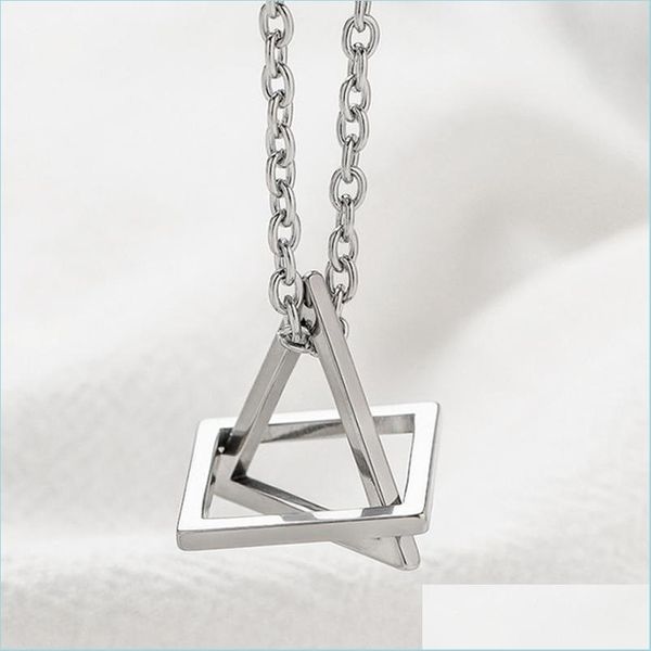 other jewelry sets space geometry trendy necklace hip hop men women stainless steel pendant necklaces chains geometric triangle squa dh90q, Silver
other jewelry sets space geometry trendy necklace hip hop men women stainless steel pendant necklaces chains geometric triangle squa dh90q, Silver