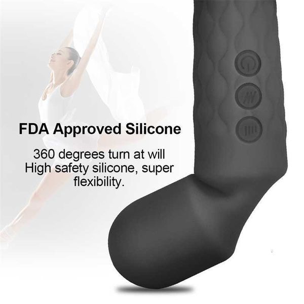 l12 massager toy large powerful av magic stick vibrator for women clitoris stimulator usb charge vibrating female toy goods adults 18