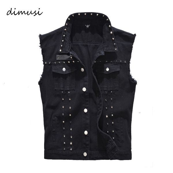 men's vests dimusi spring autumn mens vintage denim jeans male black sleeveless jackets men rivet hole waistcoats 5xl ta338 221122, Black;white
men's vests dimusi spring autumn mens vintage denim jeans male black sleeveless jackets men rivet hole waistcoats 5xl ta338 221122, Black;white