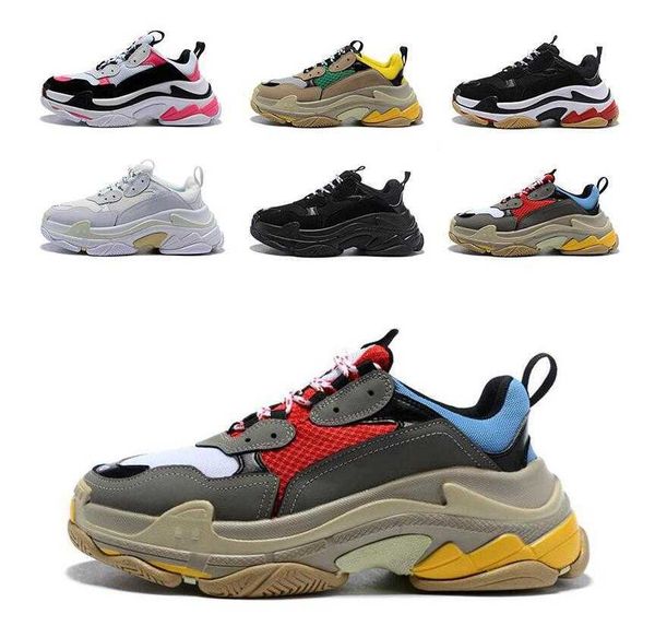 triple s luxury designer casual shoes paris 17fw low old dad sneaker combination soles boots mens womens fashion shoes size 36-45, Black
triple s luxury designer casual shoes paris 17fw low old dad sneaker combination soles boots mens womens fashion shoes size 36-45, Black