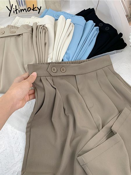 women's pants capris yitimoky high waisted suits wide leg for women elegant office french style full length 2 buttons straight trousers, Black;white
women's pants capris yitimoky high waisted suits wide leg for women elegant office french style full length 2 buttons straight trousers, Black;white
