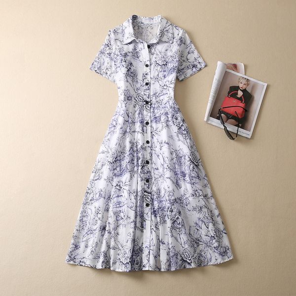 casual dresses european and american women's clothing for autumn/winter 2022 short-sleeved single breasted blue print fashion cotton dr, Black;gray
casual dresses european and american women's clothing for autumn/winter 2022 short-sleeved single breasted blue print fashion cotton dr, Black;gray
