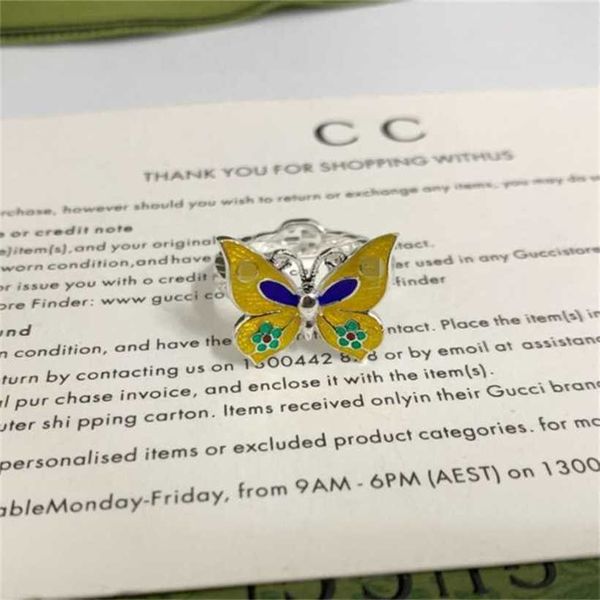 10% off 2023 jewelry new butterfly gutta percha enamel personality trend hand jewelry ring female, Silver
10% off 2023 jewelry new butterfly gutta percha enamel personality trend hand jewelry ring female, Silver
