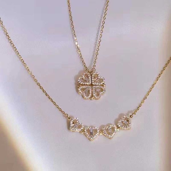 pendant necklaces strands strings 2022 new necklace female clavicle chain tiktok one more wearing little love diamond set four leaf grass li, Silver
pendant necklaces strands strings 2022 new necklace female clavicle chain tiktok one more wearing little love diamond set four leaf grass li, Silver