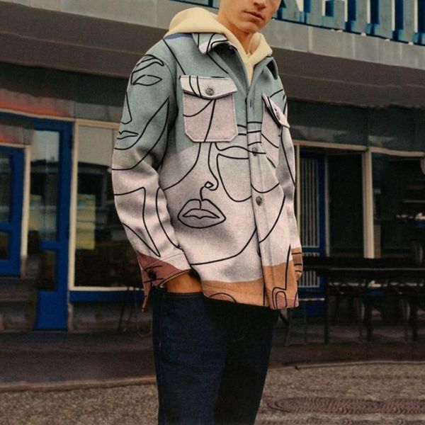 men's leather faux coat single breasted harajuku jackets turn down collar outerwear autumn winter long sleeve coats and 221122, Black
men's leather faux coat single breasted harajuku jackets turn down collar outerwear autumn winter long sleeve coats and 221122, Black