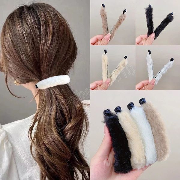 fashion elegant pulsh hair clip hair accessories geometric hairpins barrettes ponytail holder hairgrips for women girls headwear, Slivery;white
fashion elegant pulsh hair clip hair accessories geometric hairpins barrettes ponytail holder hairgrips for women girls headwear, Slivery;white