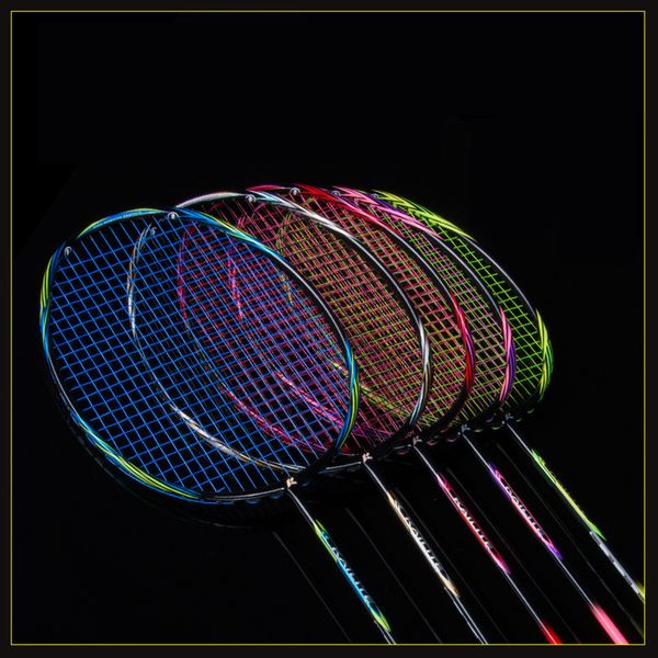 badminton rackets ultralight 8u 64g strung racket professional carbon racquet carbon fiber grips and wristband 221121
badminton rackets ultralight 8u 64g strung racket professional carbon racquet carbon fiber grips and wristband 221121