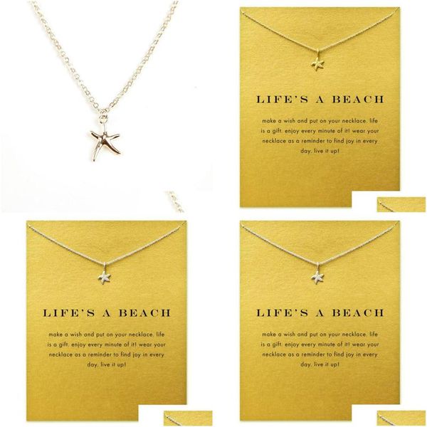 pendant necklaces starfish ocean sea life necklace with gift card star pendant necklaces fashion jewelry drop delivery pendants dhebj, Silver
pendant necklaces starfish ocean sea life necklace with gift card star pendant necklaces fashion jewelry drop delivery pendants dhebj, Silver