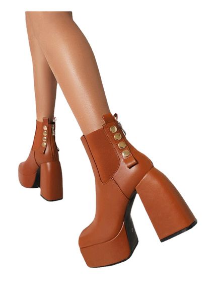 2023 new girls fashion ankle boots girls dinner club super high thick heels women platform brown boot chunky black lady martin cool boots bi
2023 new girls fashion ankle boots girls dinner club super high thick heels women platform brown boot chunky black lady martin cool boots bi