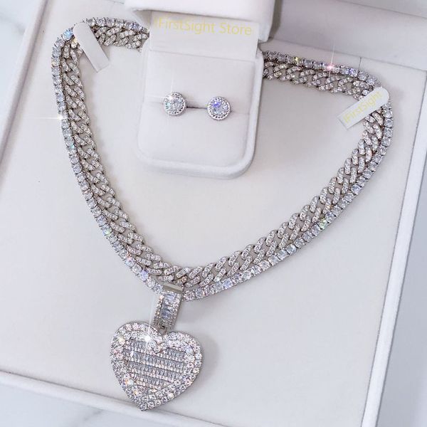 chokers can be opened heart shaped p o pendant necklace silver color iced 5mm tennis chain cubic zirconia fashion women men jewelry 221121, Golden;silver
chokers can be opened heart shaped p o pendant necklace silver color iced 5mm tennis chain cubic zirconia fashion women men jewelry 221121, Golden;silver