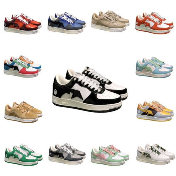 mens womens hajimes sorayamas x bapestar sk8s shoe camo concepts deliver exclusive bathing aped purple green trainers sports shoes triple wh