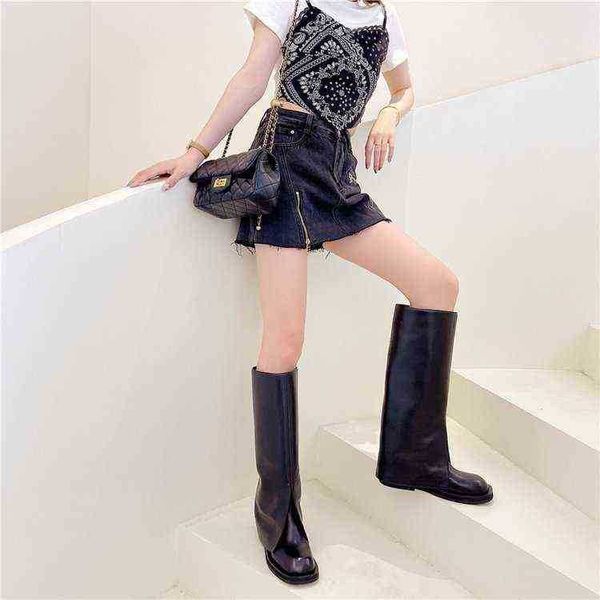 designer boots knee length shoes leather for women women's new autumn and winter 2022 small thick bottomed trousers knight net red thin, Black 
designer boots knee length shoes leather for women women's new autumn and winter 2022 small thick bottomed trousers knight net red thin, Black