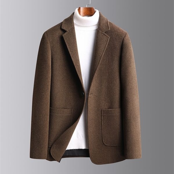 men's suits blazers wool single middleaged young leisure woolen suit coat loose oversized summer 221121, White;black
men's suits blazers wool single middleaged young leisure woolen suit coat loose oversized summer 221121, White;black