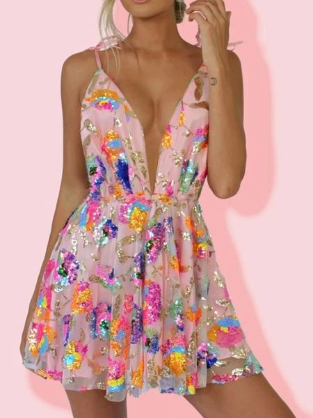 casual dresses summer sequin women sleeveless deep v neck a line bohemian evening party elegant female 221121, Black;gray
casual dresses summer sequin women sleeveless deep v neck a line bohemian evening party elegant female 221121, Black;gray