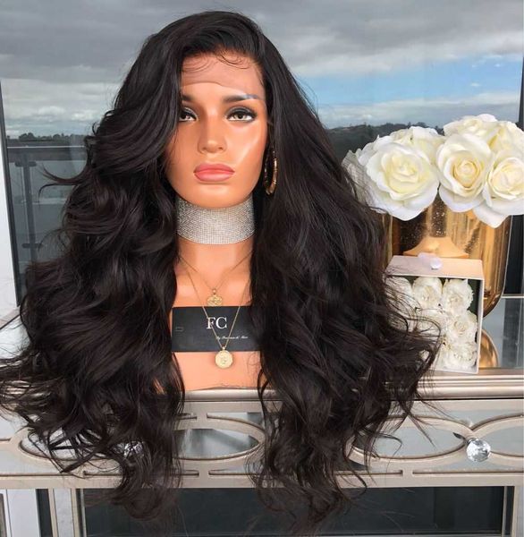 synthetic wigs women's temperament is partial to big wave long curly hair fluffy black wig front lace chemical fiber cover 221122
synthetic wigs women's temperament is partial to big wave long curly hair fluffy black wig front lace chemical fiber cover 221122