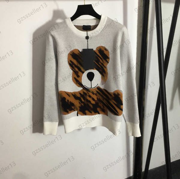 brand womens sweater teddy bear print crew-neck pullovers knit sweaters loose casual long sleeve standard warm knitwear autumn winter joker, White;black
brand womens sweater teddy bear print crew-neck pullovers knit sweaters loose casual long sleeve standard warm knitwear autumn winter joker, White;black